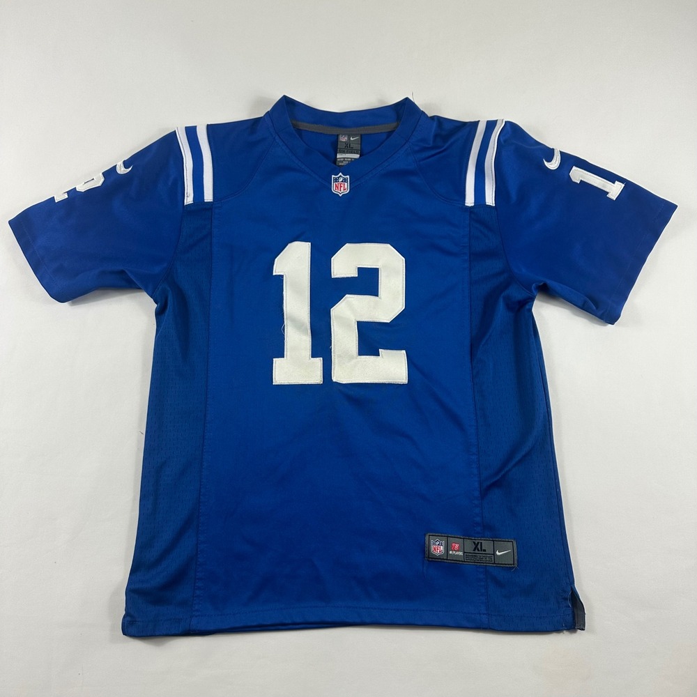 Nike Indianapolis Colts Andrew Luck 12 Jersey Blue Youth XL NFL Football